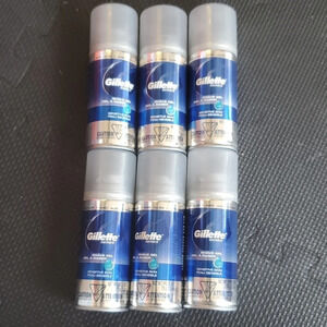🔥 Gillette Series Shave Gel Bundle (6) Sensitive Skin Aloe 2.5 oz